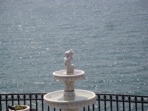 水面がきらきらして、いい景色でした。