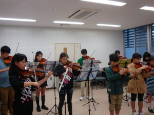 パッヘルベルカノン練習中