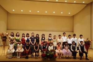 それぞれ頑張ったコンサートの後・・いい顔です。