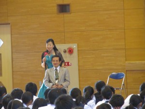 校長先生も一役してくださいました！